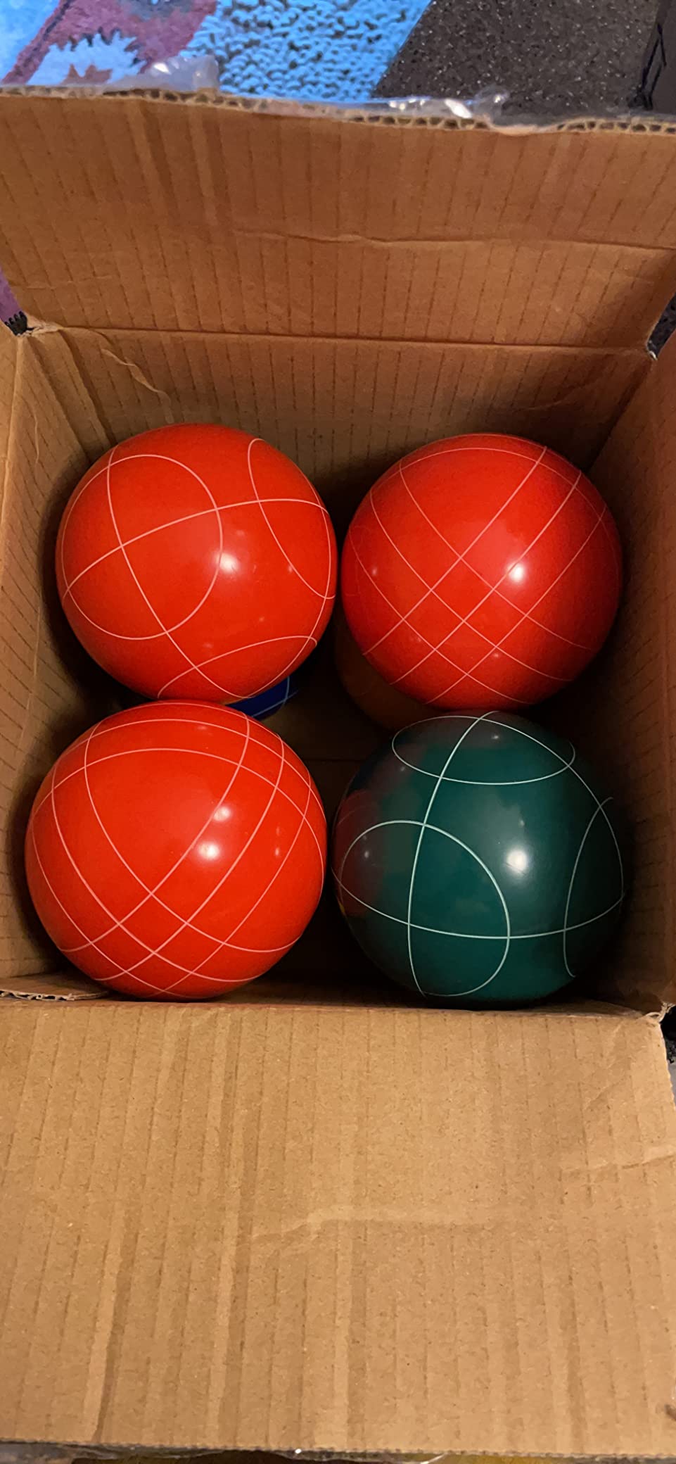 ropoda 90mm Bocce Ball Set with 8 Polyresin Balls Resin Bocce Ball Game Set customer photo 1