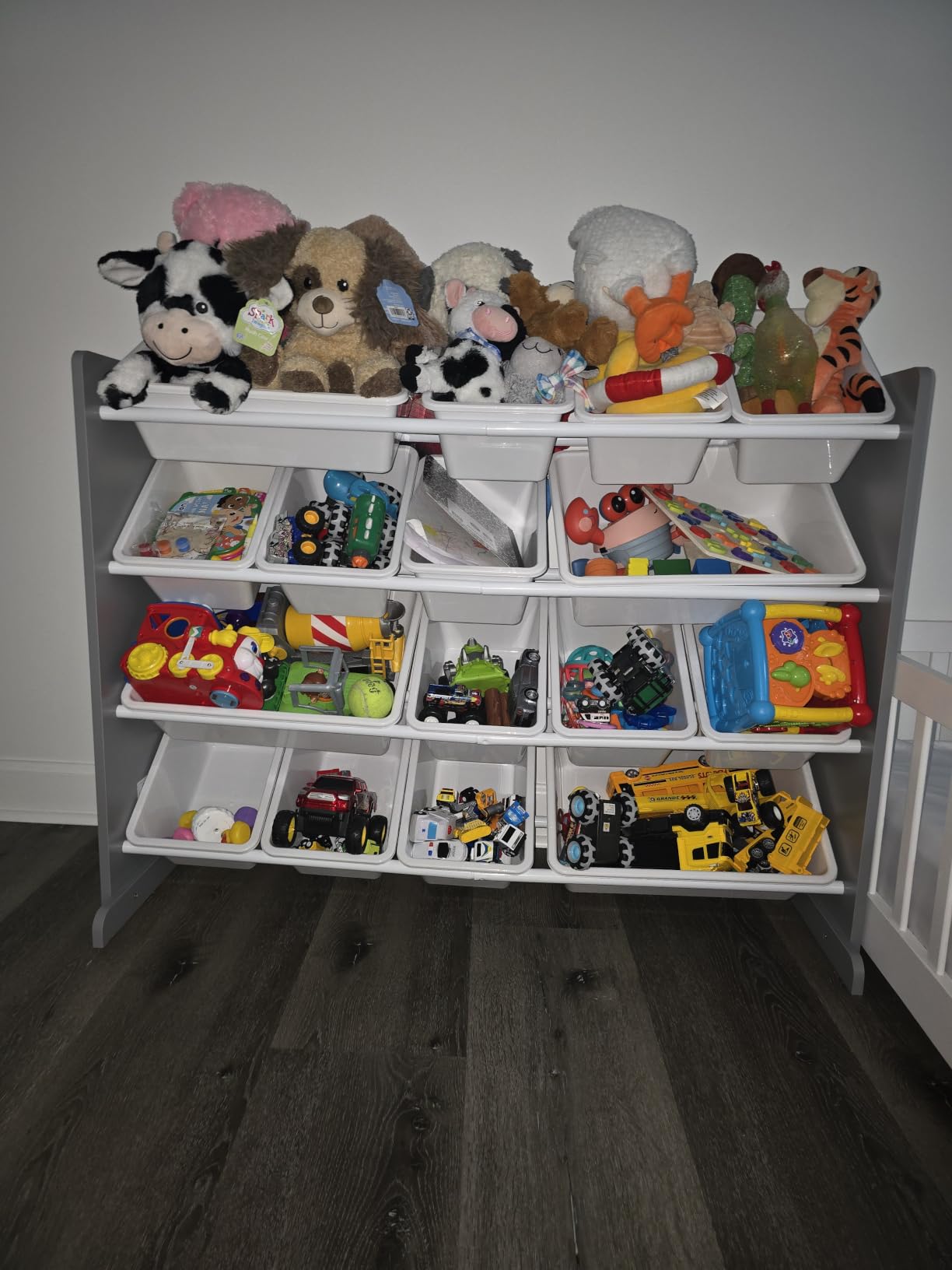 Humble Crew Kids Toy Organizer with 16 Bins, 4 Tier Storage for Playroom customer photo 2