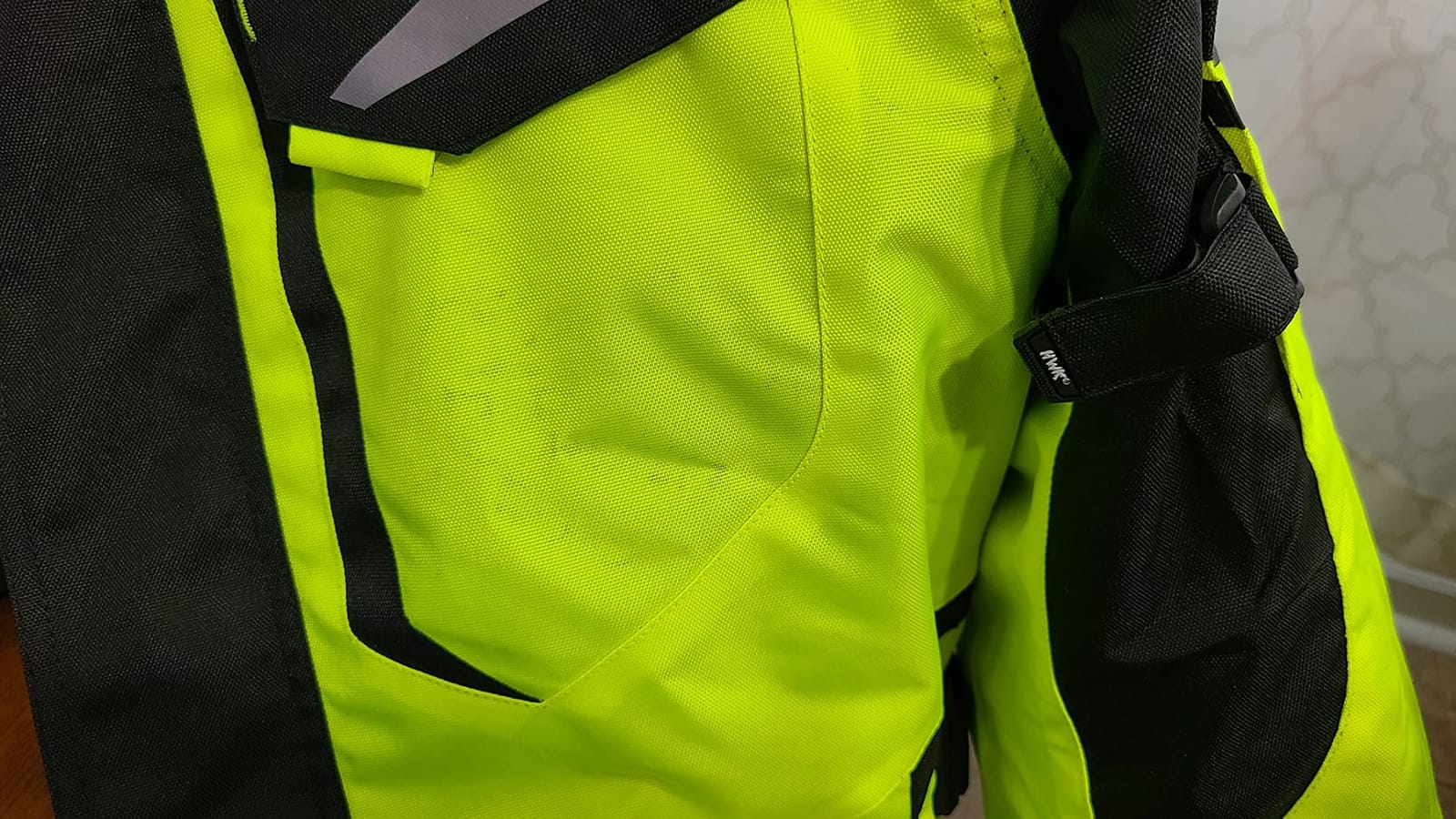 HWK Adventure Motorcycle Jacket Men with CE Armor, 600D Cordura, All-Season customer photo 2