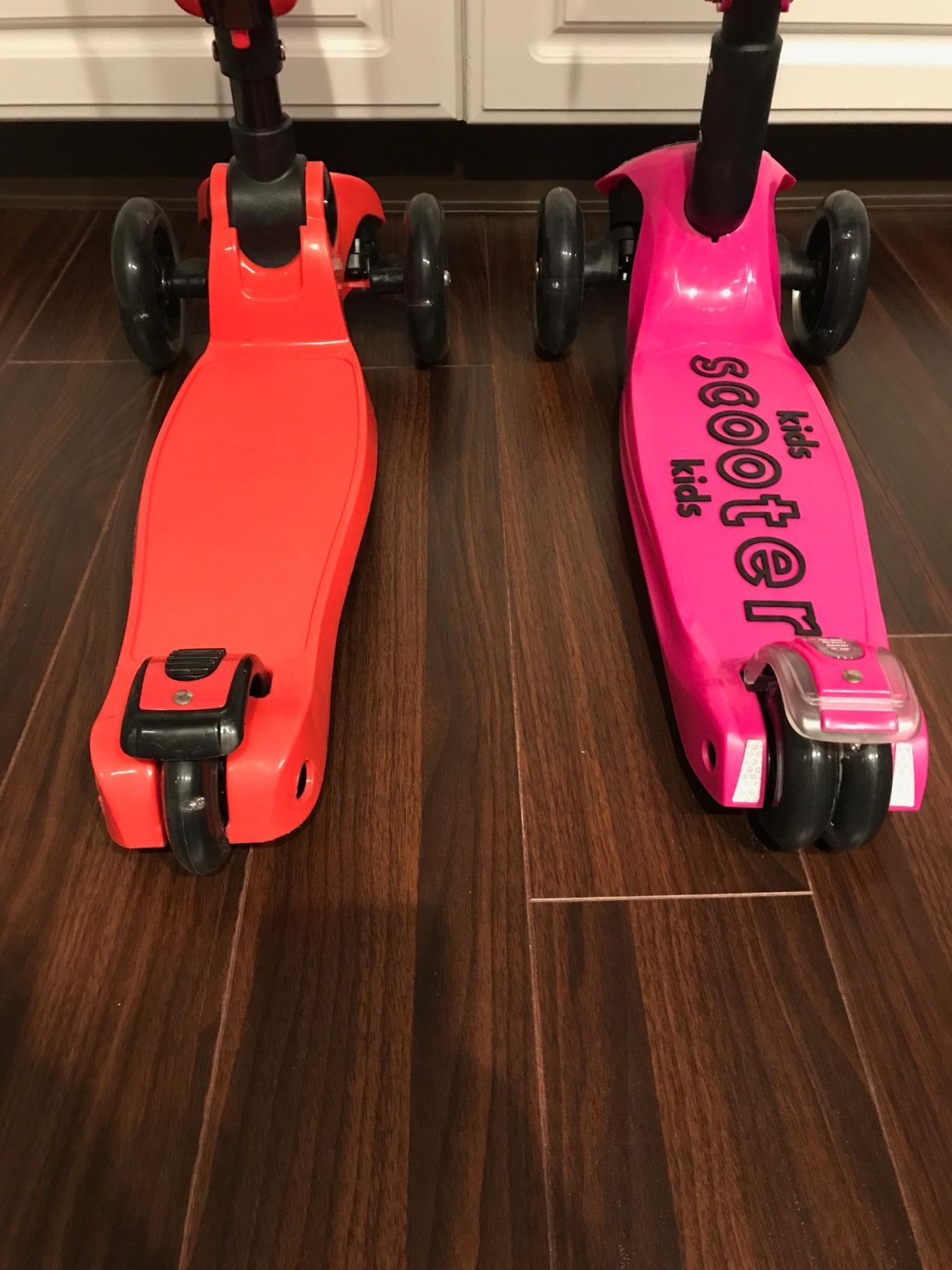 SKIDEE Kick Scooter for Kids Ages 3-5 | Foldable 3 Wheel Scooter with Lean-to-Steer, Adjustable Height, Removable Seat & LED Light Wheels | Toddler Scooter Up to 12 Year Old Boys/Girls customer photo 1