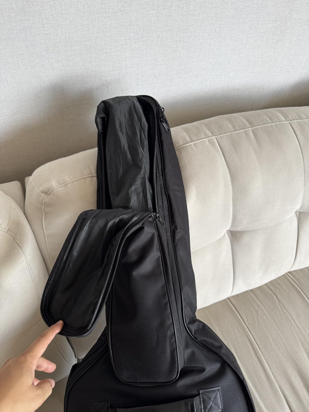 CAHAYA Acoustic Guitar Bag Thick Padding Waterproof Dual Adjustable Shoulder Strap Guitar Case Gig Bag 40 41 inch with Back Hanger Loop customer photo 1