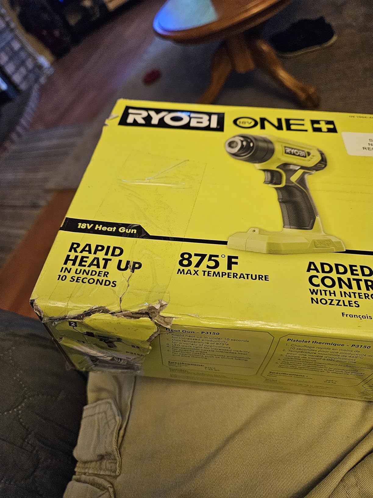 Ryobi ONE+ 18V Cordless Heat Gun (Tool Only) customer photo 1