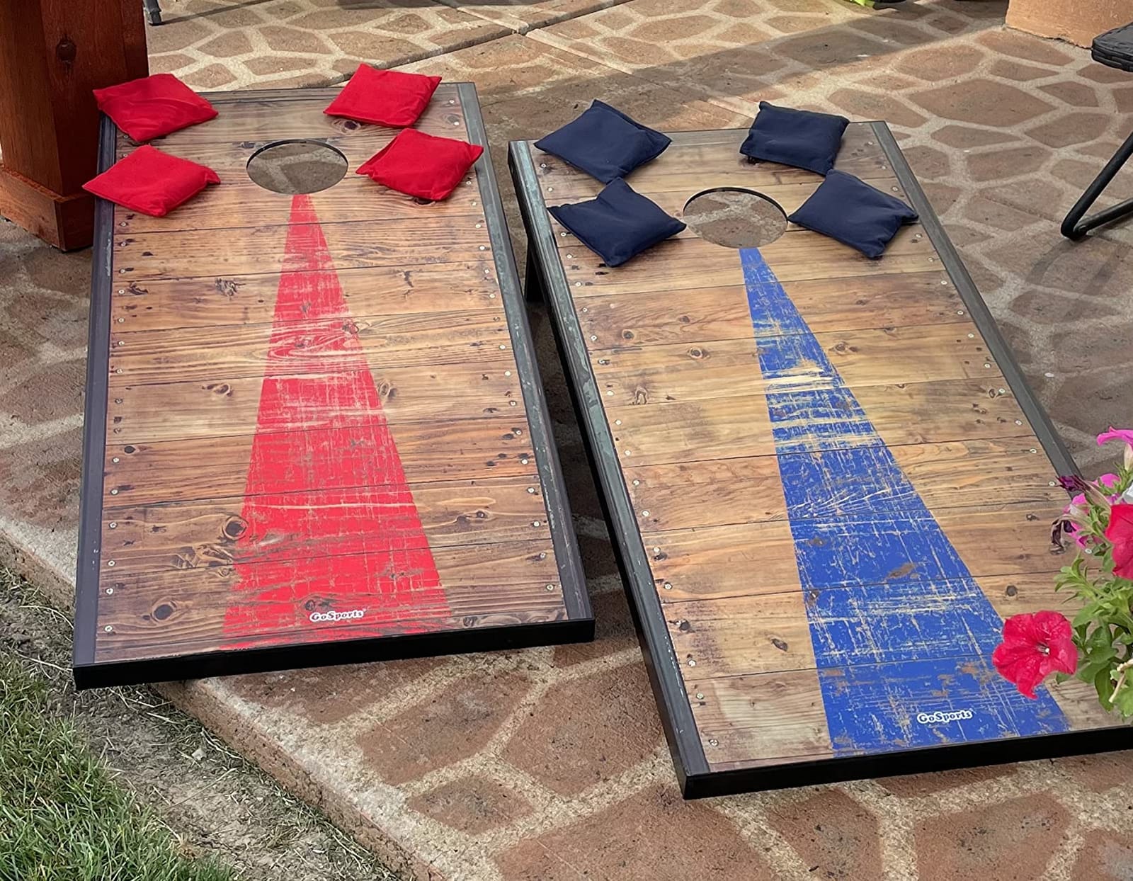 GoSports Portable Cornhole Sets- Includes 2 Boards, 8 Bean Bags, Carry Case customer photo 2