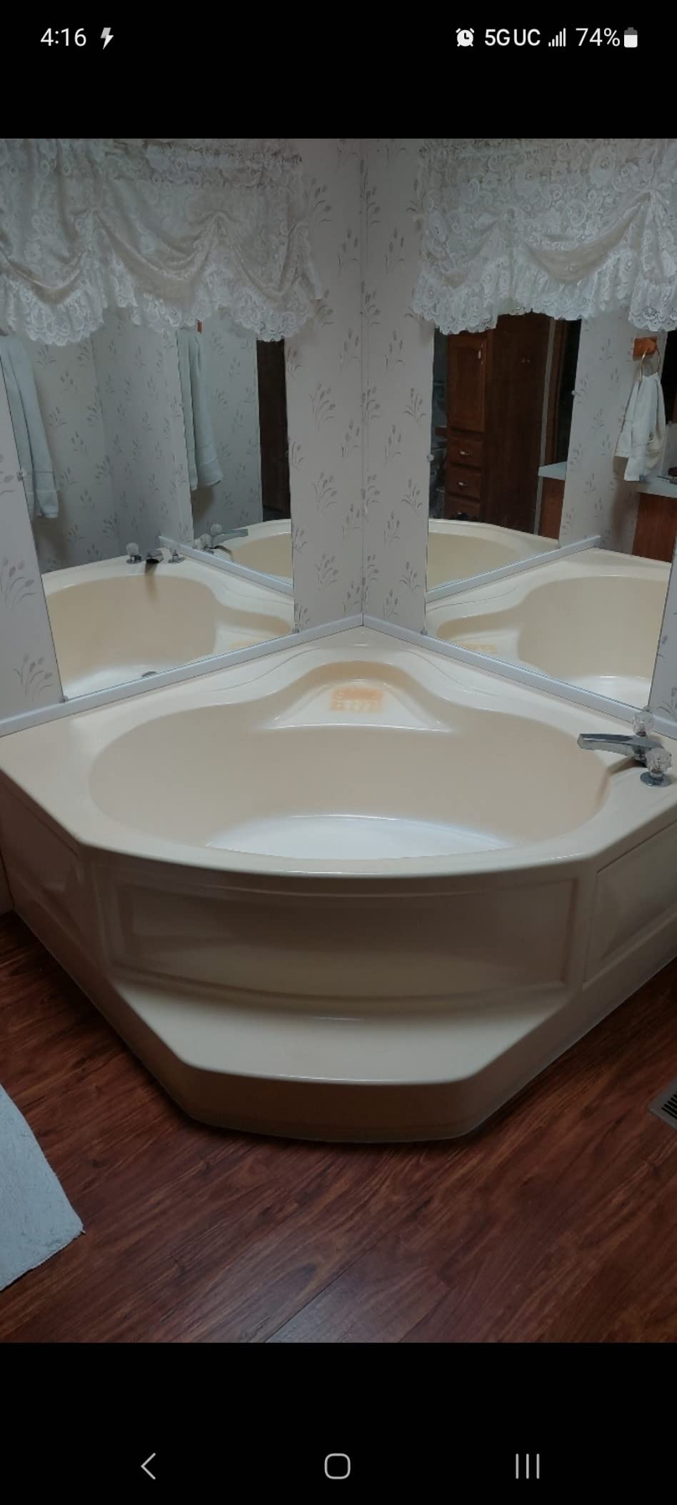 ANZZI Walk In Tub, 27 X 53 In, Left Drain, 12 Whirlpool & 18 Air Jets | Soothing Hydrotherapy Targeted 12 And 18 Acu Stream Work, Integrated Grab Bars Slip Resistant Flooring customer photo 1