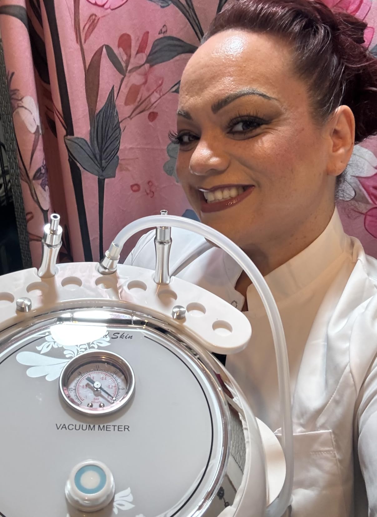 Diamond Microdermabrasion Machine, TopDirect 3 IN 1 Professional Dermabrasion Skincare Device for Adjustable Suction Facial Treatment (Suction Power: 0-68cmHg) customer photo 1
