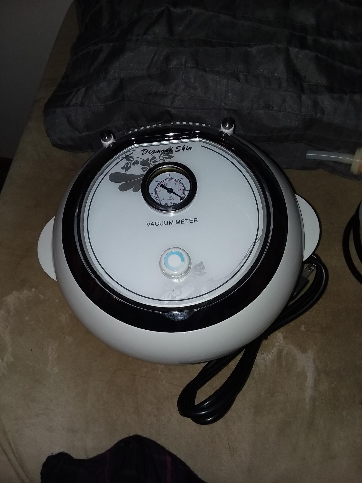 Diamond Microdermabrasion Machine, TopDirect 3 IN 1 Professional Dermabrasion Skincare Device for Adjustable Suction Facial Treatment (Suction Power: 0-68cmHg) customer photo 2