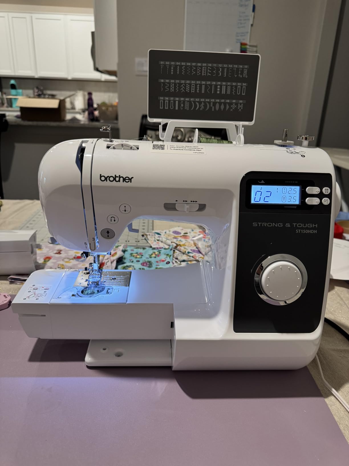 Brother ST150HDH Strong and Tough Sewing Machine 50 Stitches customer photo 1