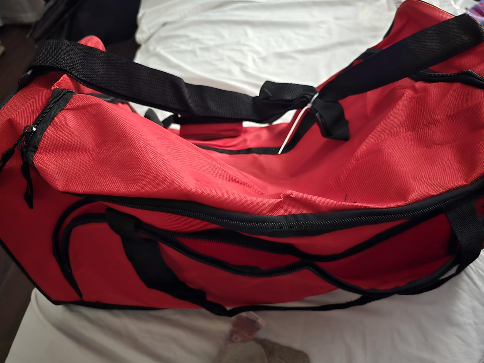 Lightweight Canvas Duffle Bags for Men & Women For Traveling, the Gym, and as Sports Equipment Bag/Organizer customer photo 2