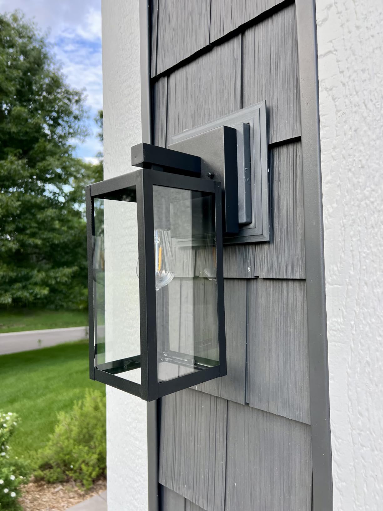 MAXvolador Outdoor Wall Light Fixtures, Exterior Waterproof Wall Lanterns customer photo 1