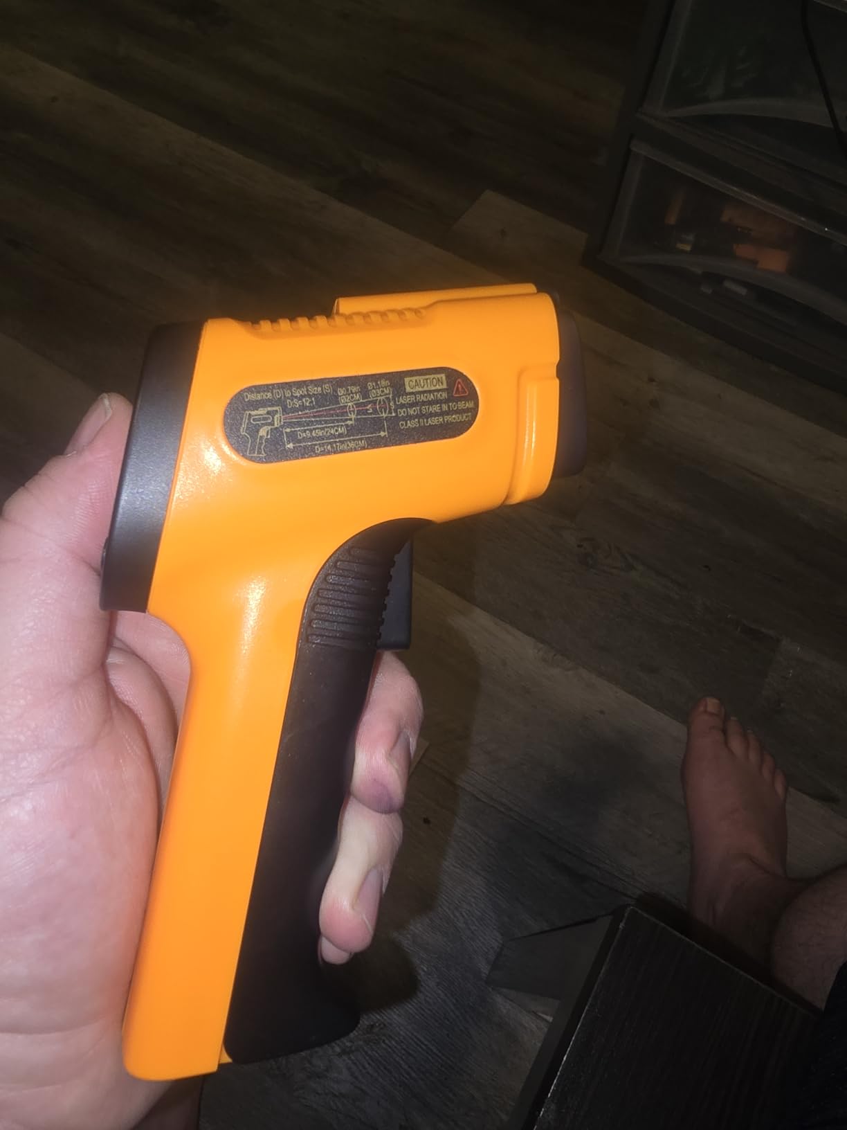TempPro TempScan Infrared Thermometer Gun for Pizza Oven Griddle HVAC customer photo 2