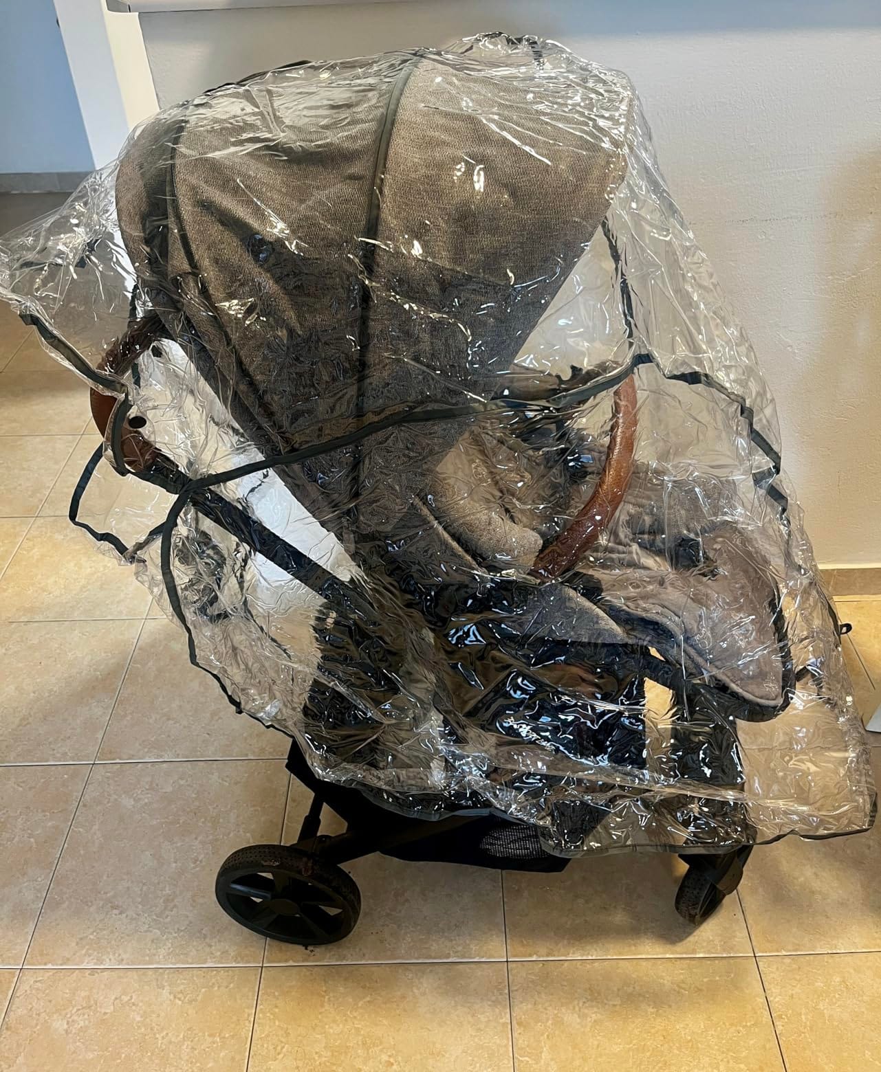 Graco Stroller Rain Cover, Waterproof Windproof Universal Fit with Pocket customer photo 1