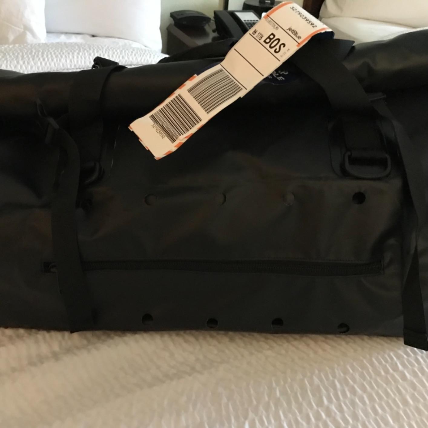 Gonex Waterproof Duffel Bag, 40L/60L/80L Roll-Top Travel Kayaking Dry Bag customer photo 2