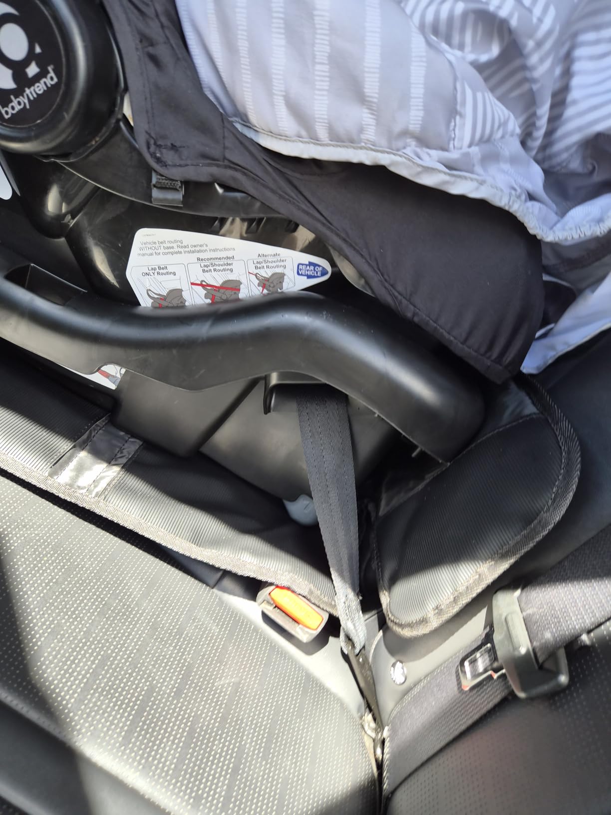 Kaiphy Car Seat Protector - Seat Protection Mat - Thick Padding - Durable, Waterproof Fabric, Leather Reinforced Corners & 3 Pockets for Handy Storage Black customer photo 2