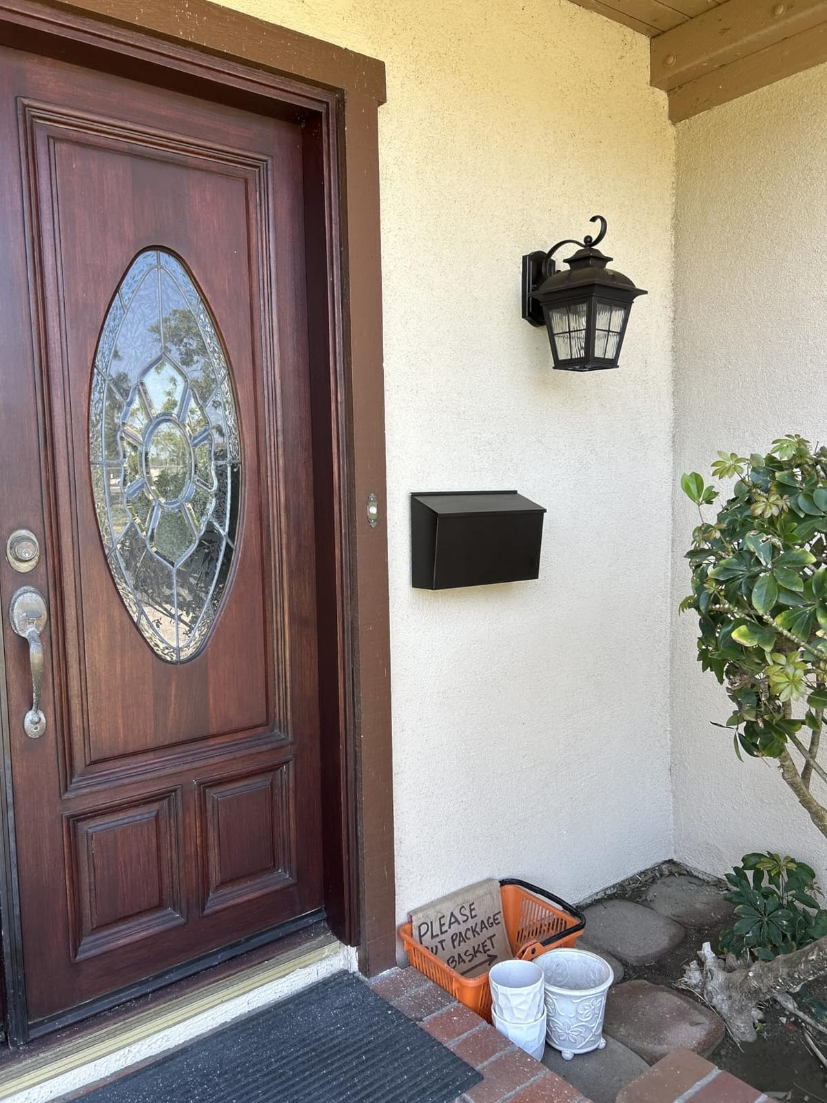 KYODOLED Large Wall Mount Mailboxes for Outside, No Lock, Black, 15.7 in customer photo 1