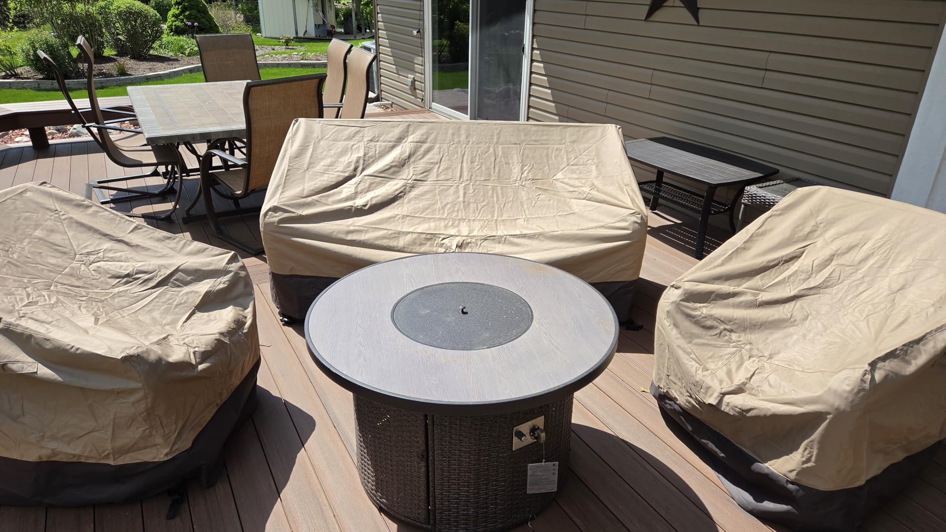 Easy-Going Heavy Duty Outdoor Loveseat Cover, 58Wx32.5Dx31H inch customer photo 1