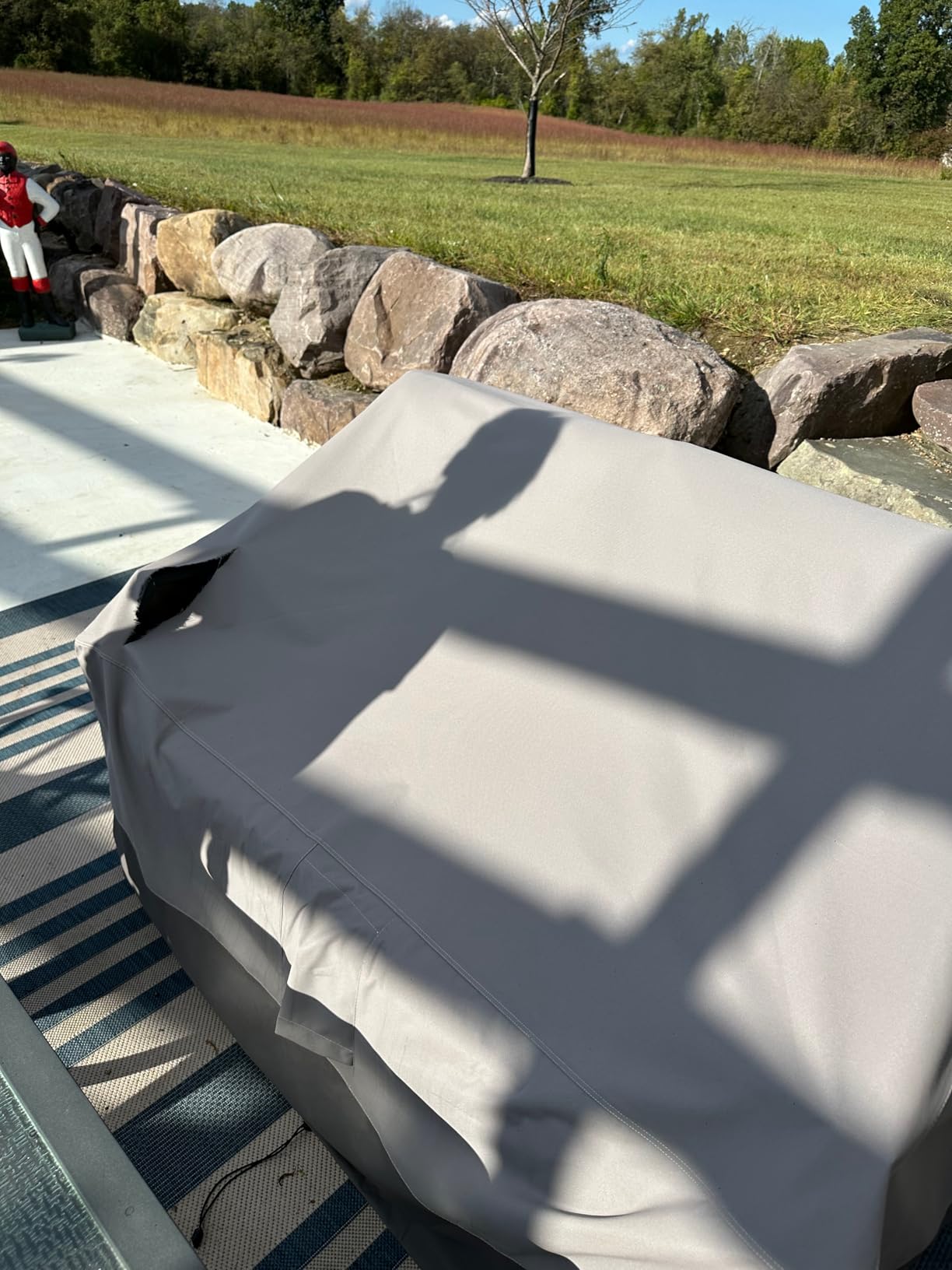 Easy-Going Heavy Duty Outdoor Loveseat Cover, 58Wx32.5Dx31H inch customer photo 2