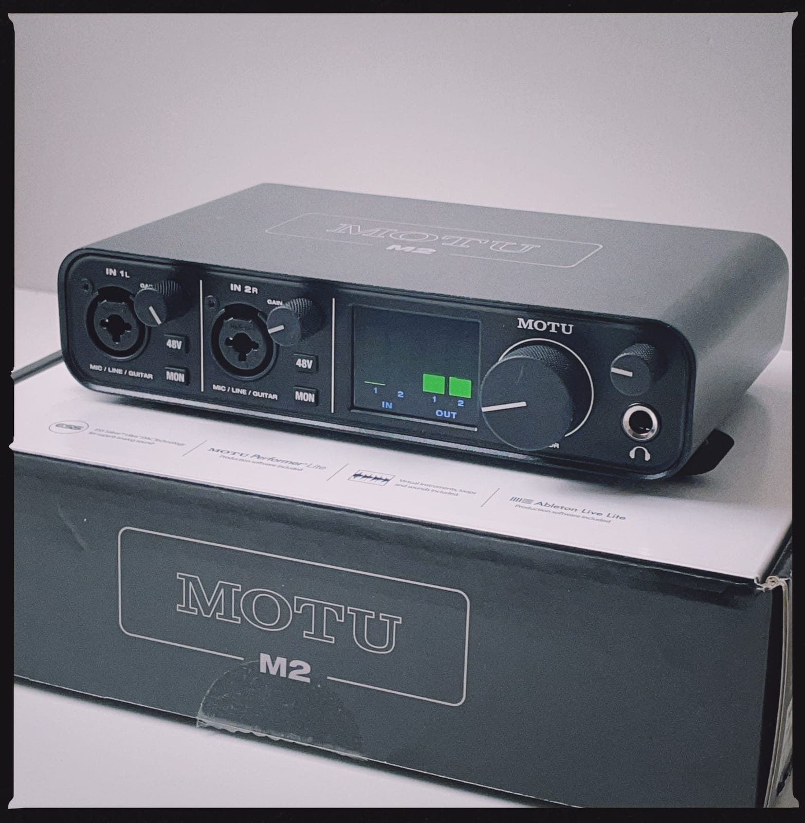 MOTU M2 USB-C Audio Interface customer photo 1