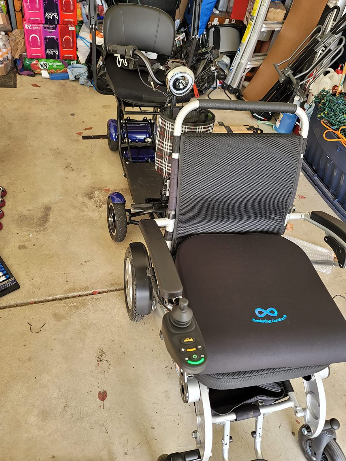 Porto Mobility Ranger Quattro XL 600W Motor Heavy Duty Ultra Exclusive Lightweight Foldable Electric Wheelchair, Weatherproof, Stronger, Longer Range Super Horse Power Dual Motorized All Terrain customer photo 2