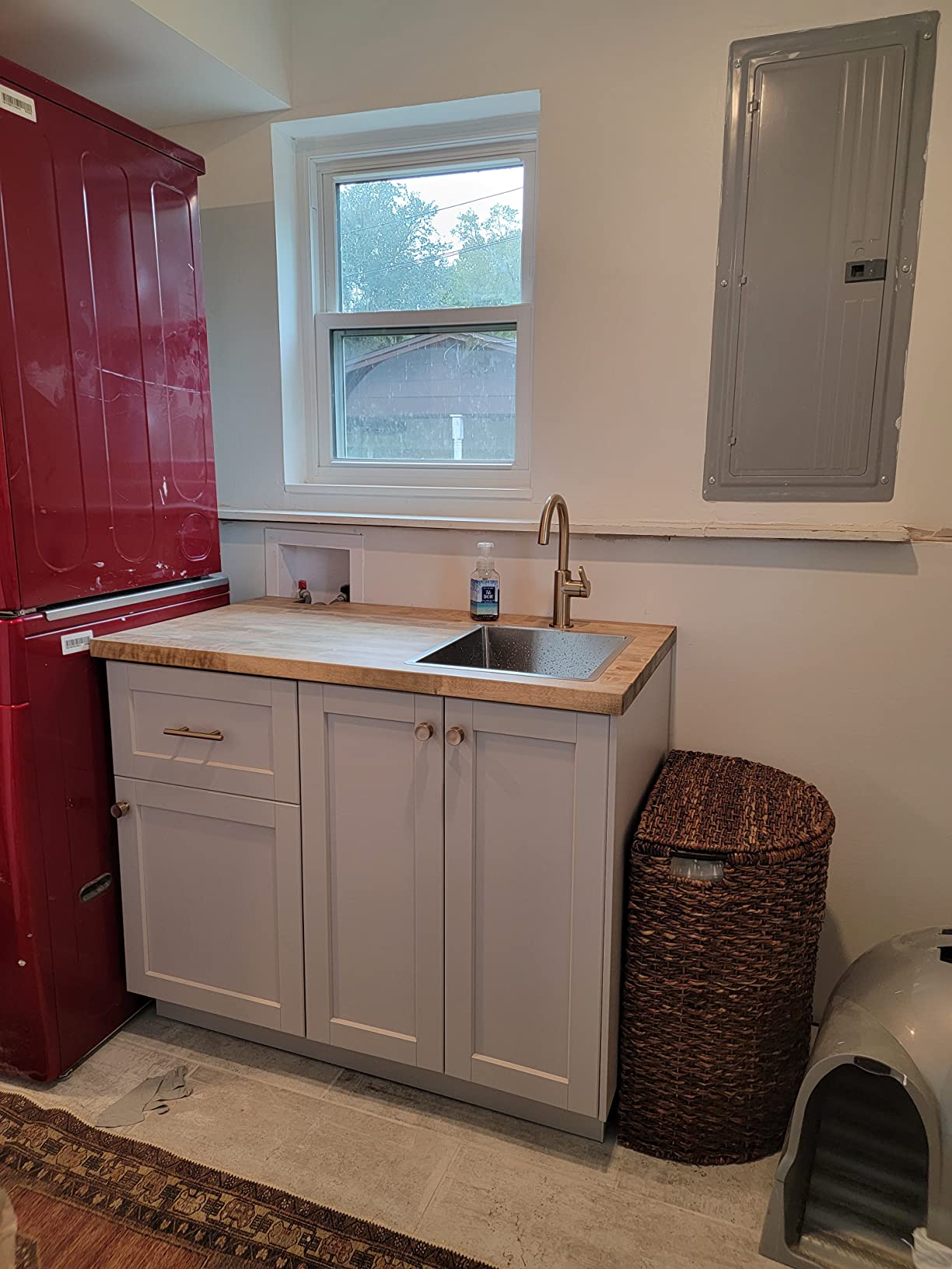 KRAUS Oletto Single Handle Kitchen Bar Faucet in Spot Free Stainless Steel, KPF-2822SFS customer photo 2