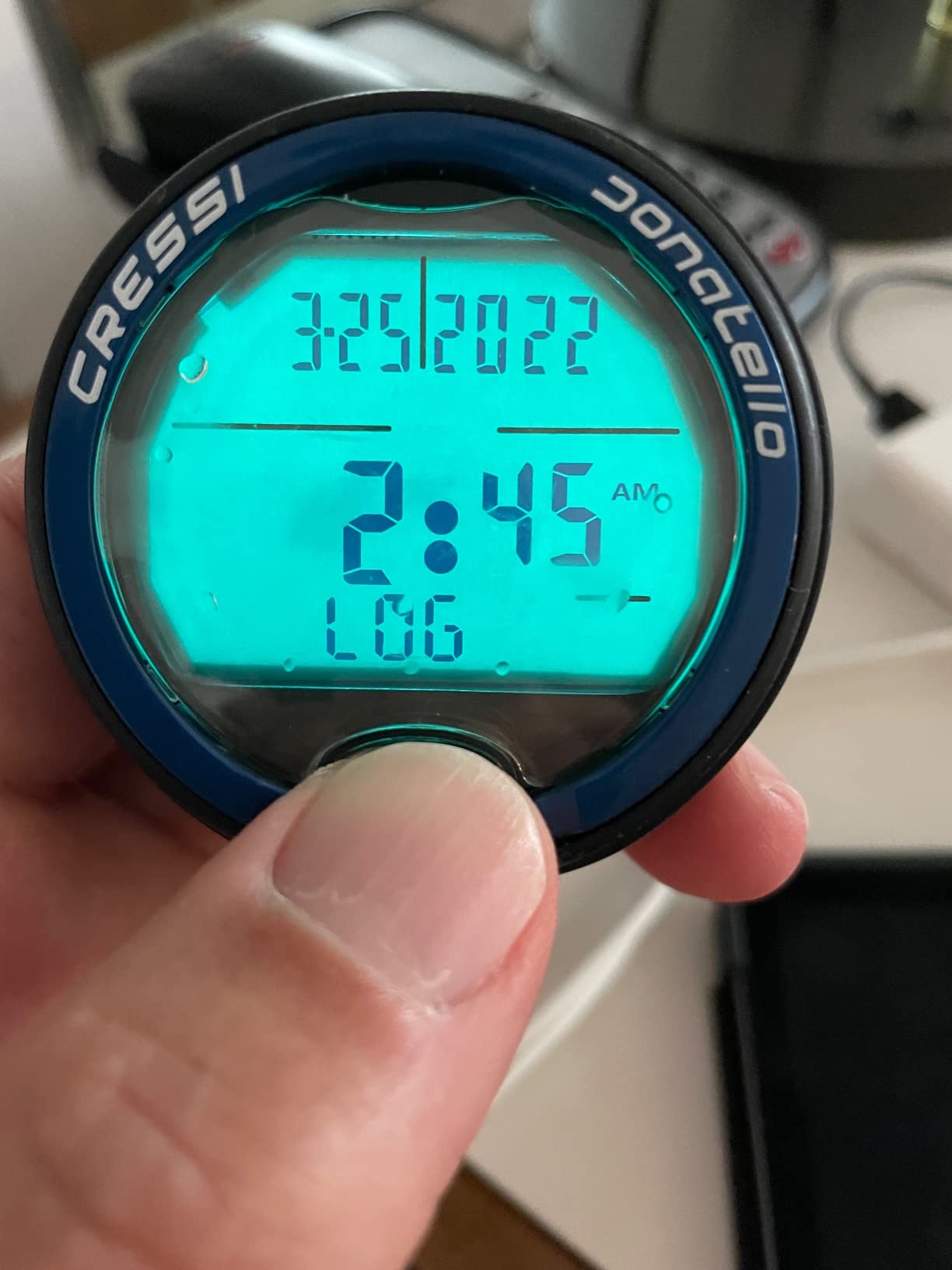 Cressi Donatello Dive Watch, Dive Computer, Single Button, Black/Blue | Freediving Gauge Mode, User-Selectable Deep Stops, Windows & Mac Logs, IR Data Transfer customer photo 2