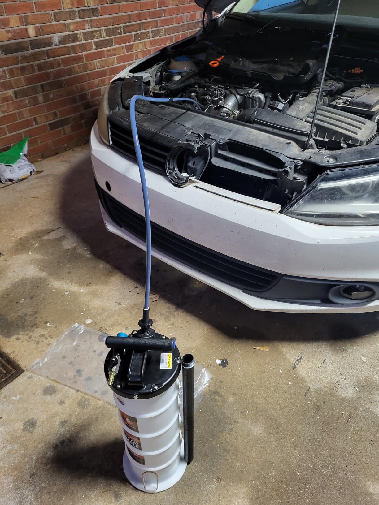 FOUR UNCLES 6.5L Pneumatic/Manual Oil Extractor Pump customer photo 2