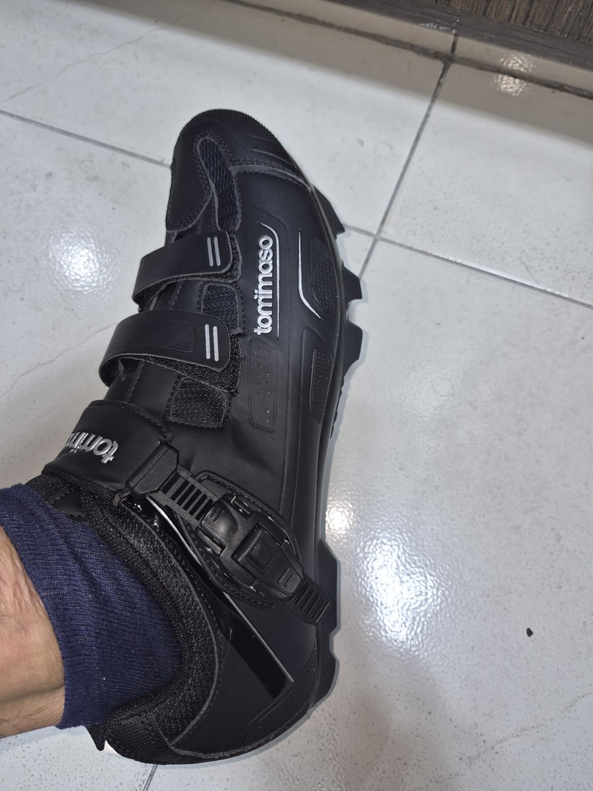Tommaso Montagna Men’s Mountain Bike Shoes for SPD Pedals – Gravel & Trail Cycling Shoes – Compatible with SPD Cleats – No Cleats Included customer photo 2
