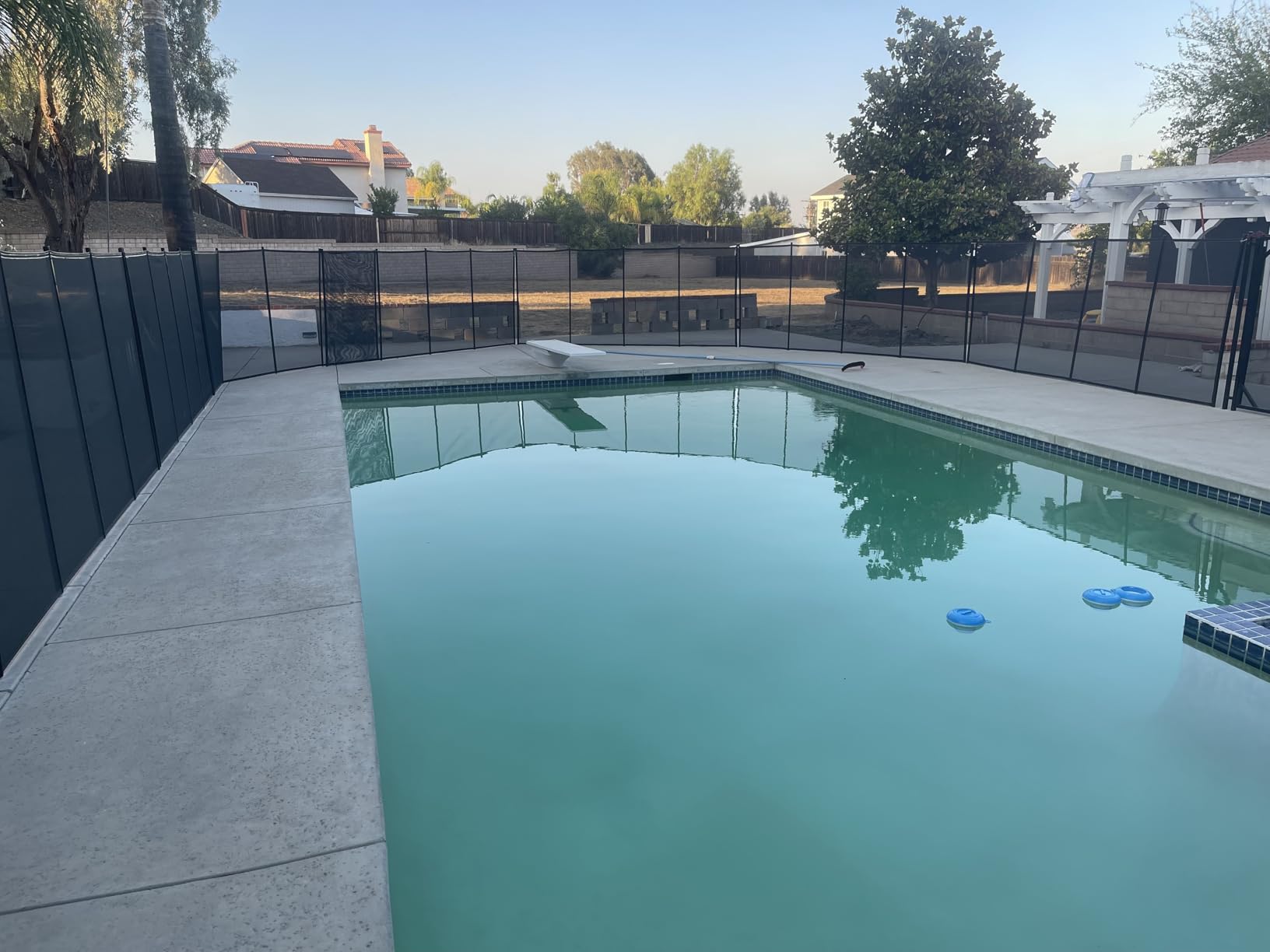 VINGLI Pool Fence 4Ft x 96Ft, Swimming Safety Fencing for Inground Pools customer photo 1