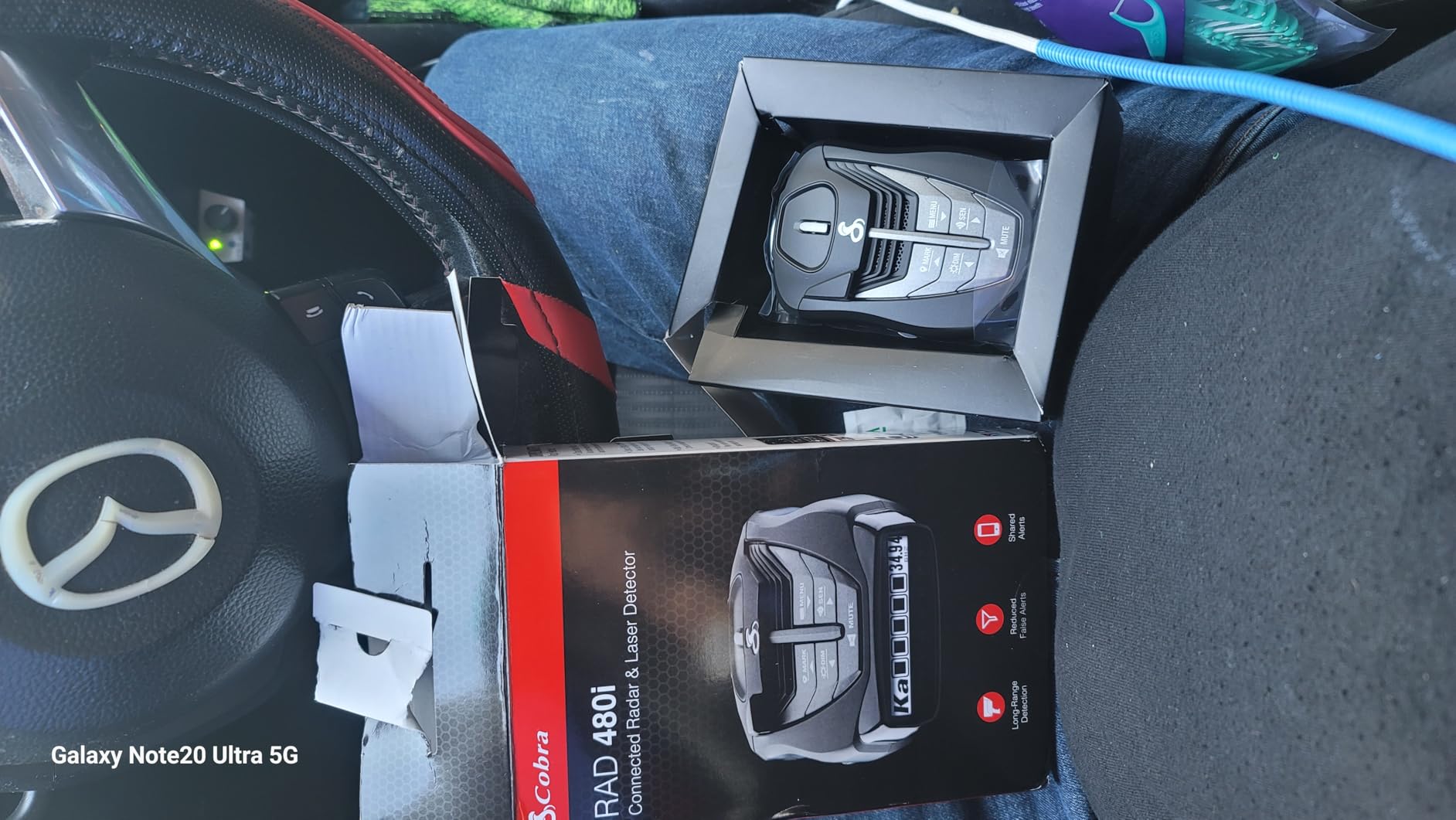 Cobra RAD 480i Laser Radar Detector, Long Range Detection, Bluetooth, Black customer photo 2