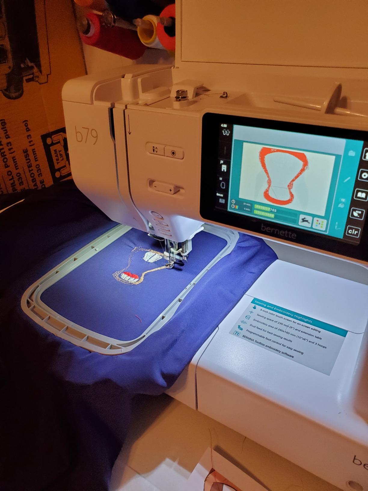 Bernette B79 Computerized Sewing & Embroidery Machine customer photo 1