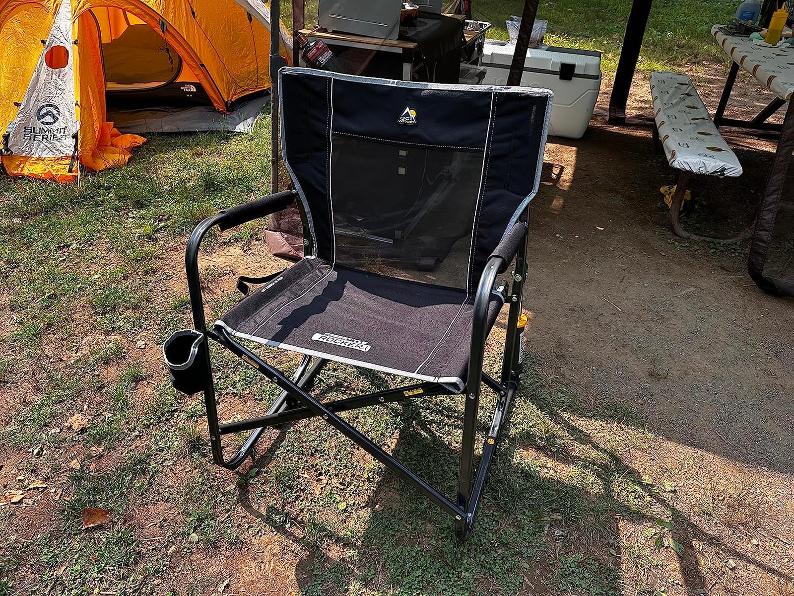 GCI Outdoor Freestyle Rocker Camping Chair - Black customer photo 2
