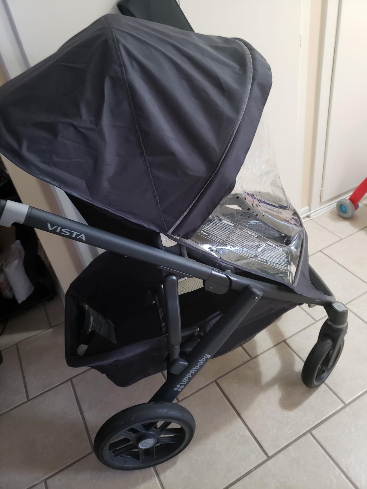 UPPAbaby Performance Rain Shield for Vista and Cruz Strollers - Waterproof customer photo 2