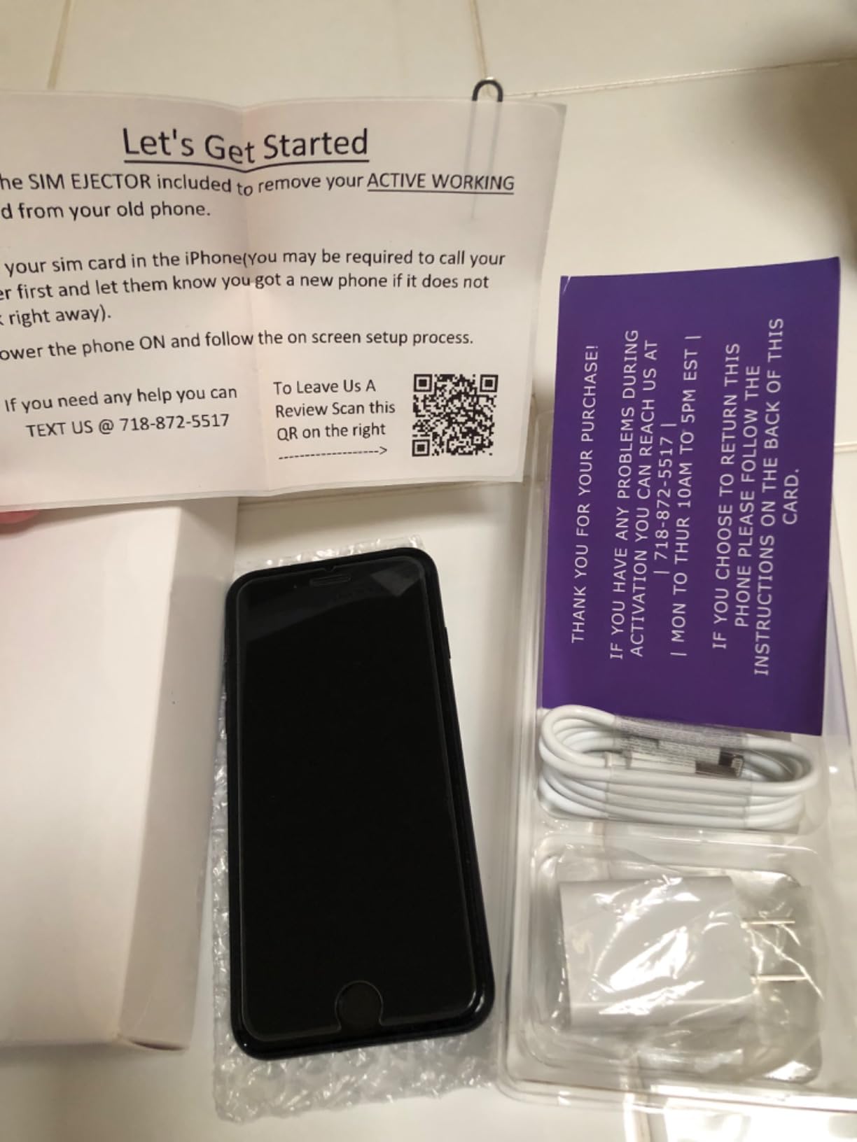 Apple iPhone SE 2nd Generation, US Version, 64GB, Black - Unlocked (Renewed) customer photo 1