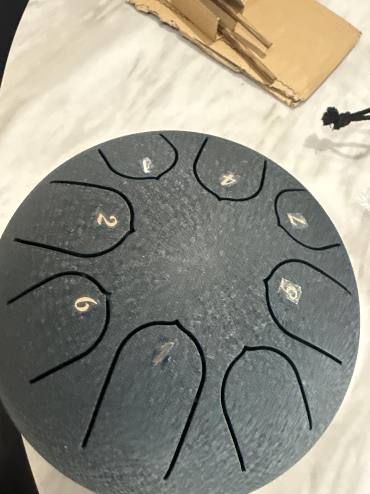 Steel Tongue Drum 6 Inch 8 Notes Musical Instrument, Rain Drum Style Gift customer photo 2
