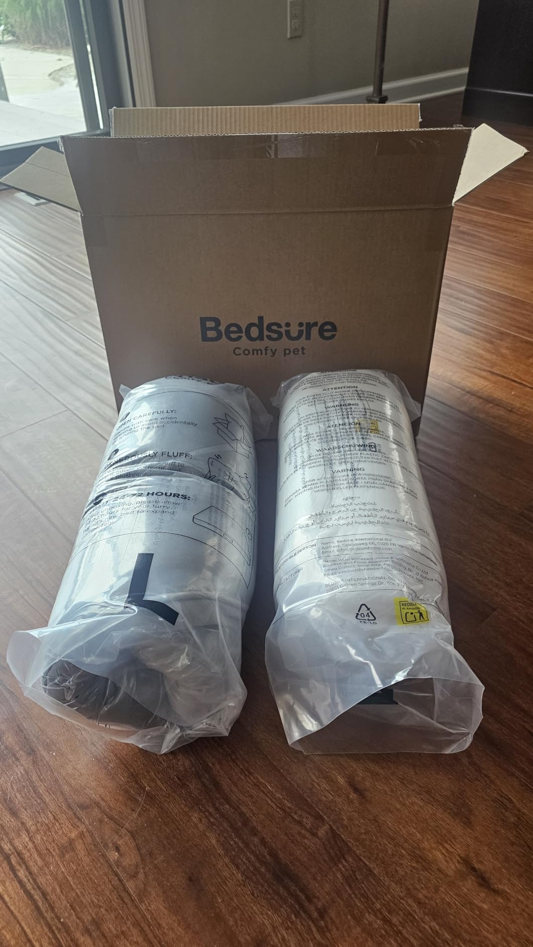 Bedsure Orthopedic Dog Beds Large Sized Dog Washable Original Design customer photo 1