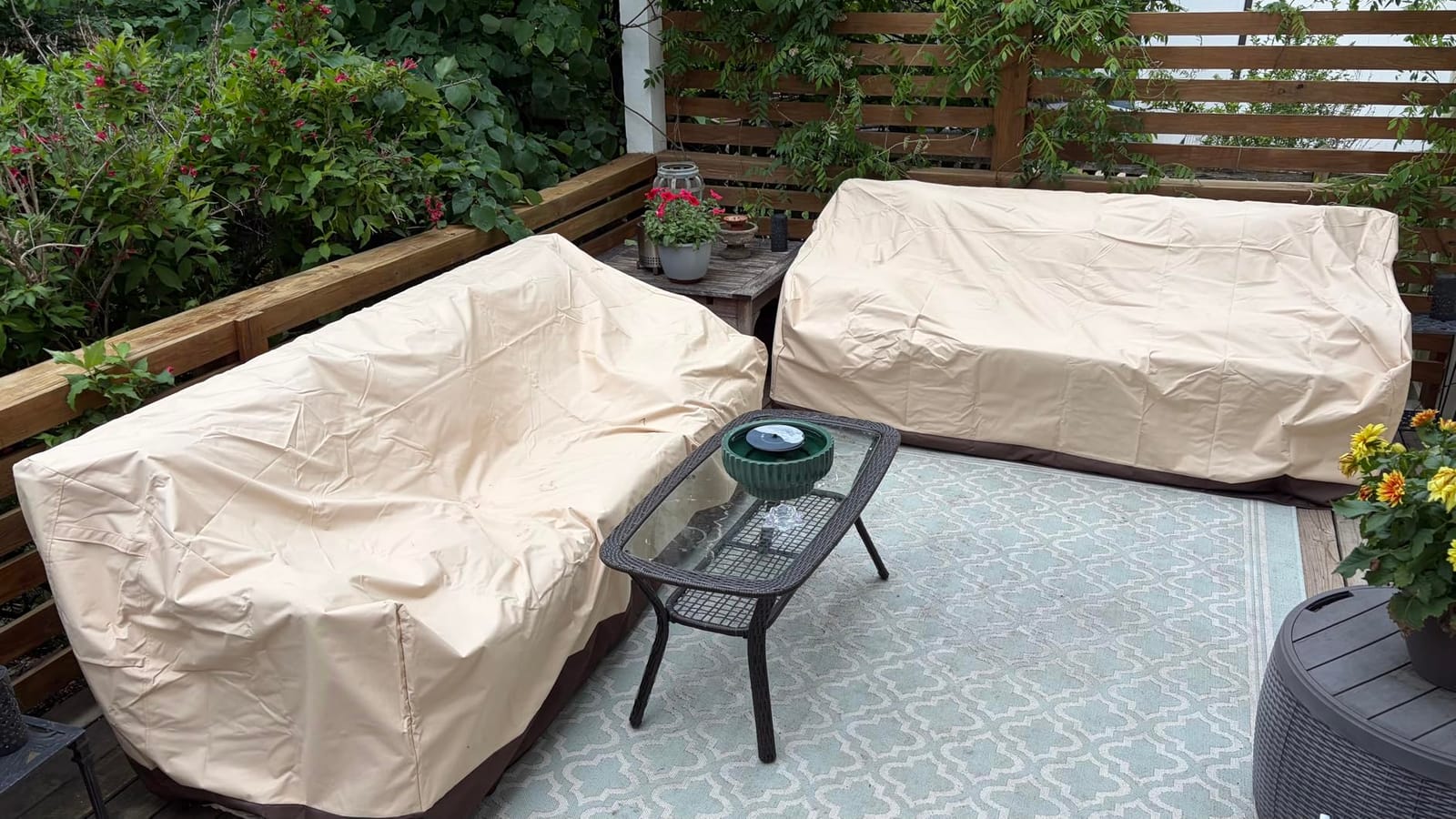 Vailge Patio Sofa Cover 3-Seater & Outdoor Couch Cover Waterproof customer photo 2