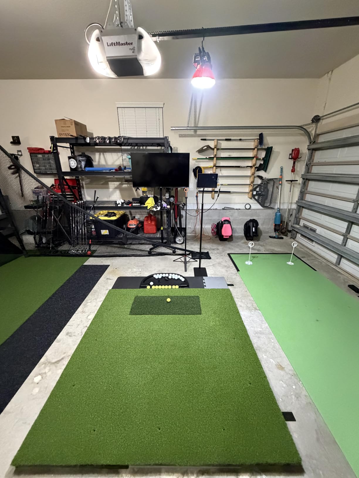 GoSports Elite Golf Hitting Mat for Indoor and Outdoor Practice - Withstands Thousands of Shots - Heavy-Duty Turf Driving Range Mats Works with Golf Simulators - Includes 3 tees - Choose Your Size customer photo 2
