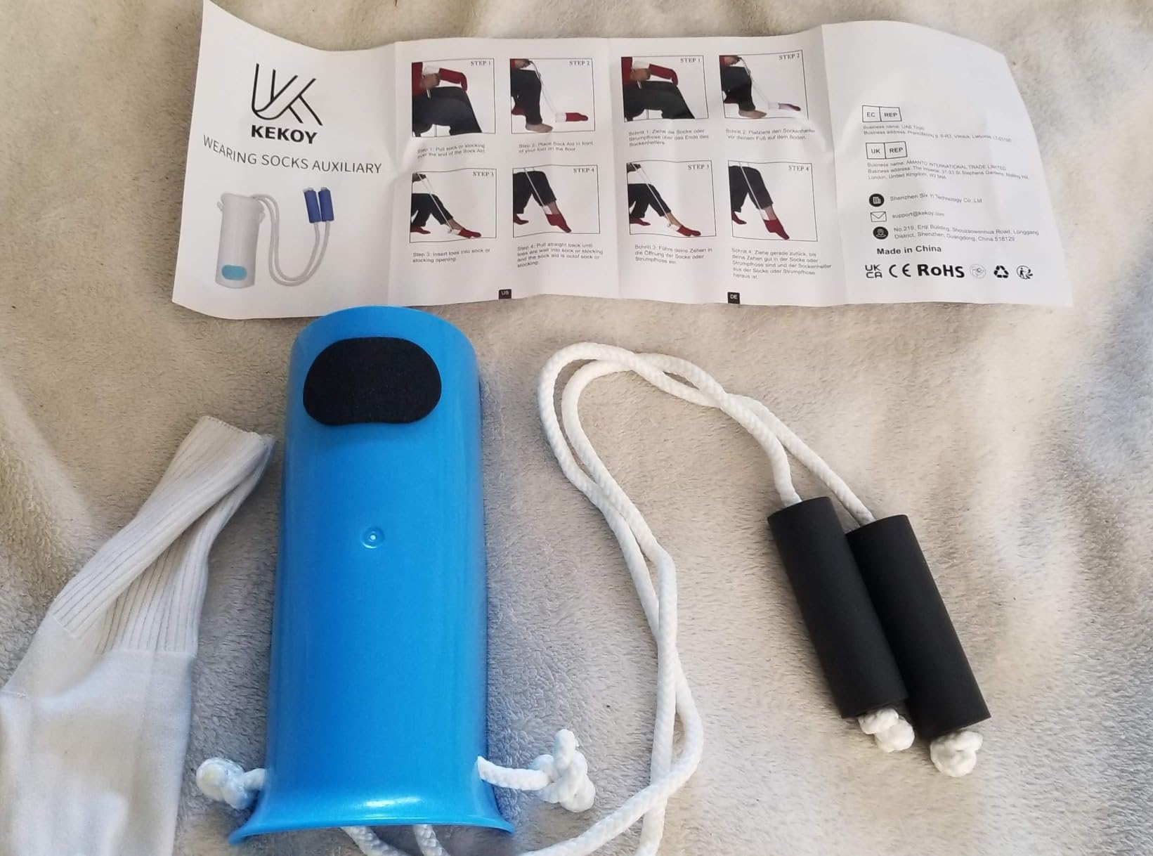 KEKOY Sock Aid for Putting on Socks, 4