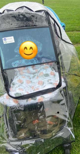 Stroller Rain Cover,Universal Stroller Accessory,Baby Travel Weather Shield customer photo 1