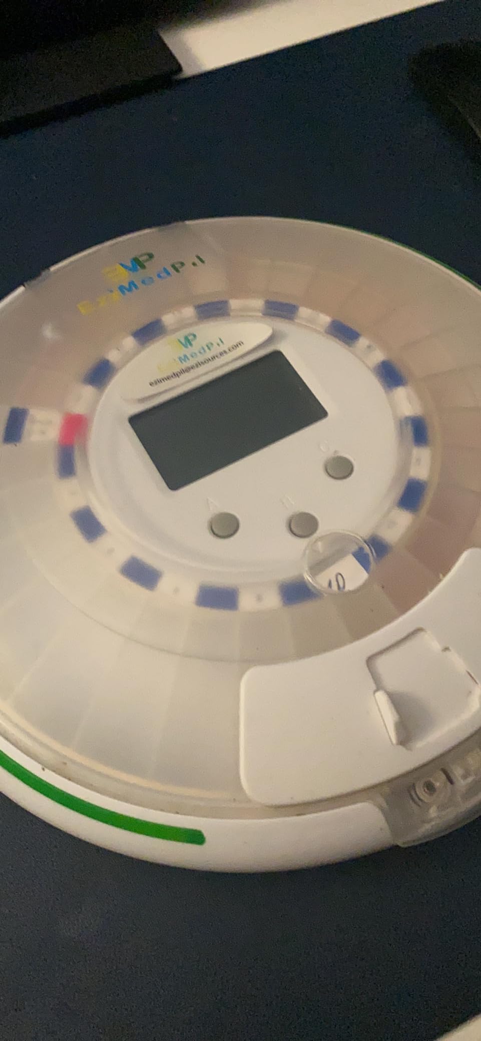 EziMedPil 28-Day Locked Automatic Pill Dispenser with Frosted Privacy Lid customer photo 1