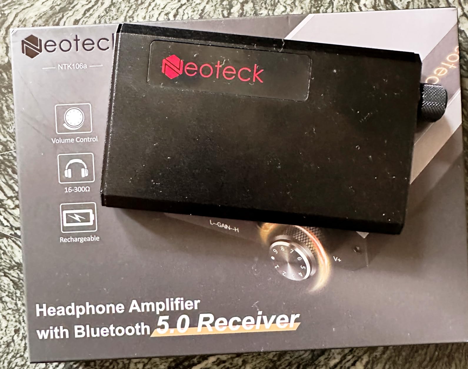 Neoteck Headphone Amplifier Bluetooth 5.0 Headphone Amp 16-300Ω customer photo 1