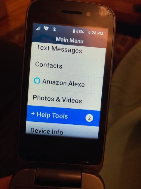 LIVELY Jitterbug Flip Cell Phone for Seniors, Flip2, Red customer photo 2