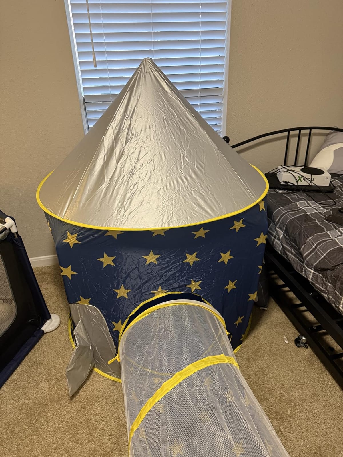 PigPigPen 3pc Kids Play Tent for Boys with Ball Pit, Crawl Tunnel, Princess Tents for Toddlers, Baby Space World Playhouse Toys, Boys Indoor& Outdoor Play House, Perfect Kid’s Gifts customer photo 2