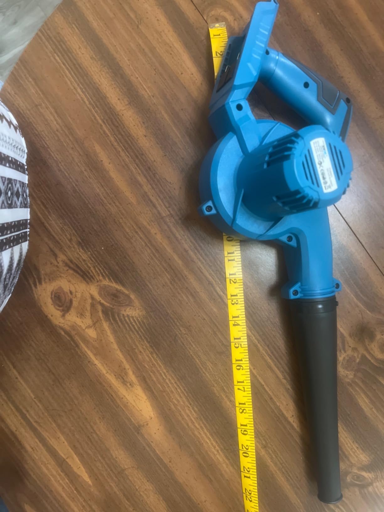 NEWONE Small Leaf Blower Cordless Compatible with Makita 18V Battery,157MPH/64CFM Lightweight Mini Hand Electric Leaf Vacuum for Lawn Care with Battery and Charger,2 Speed customer photo 2