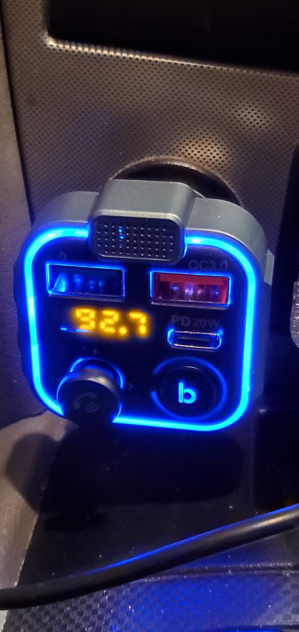 UNBREAKcable Bluetooth 5.3 FM Transmitter for Car Radio Adapter Charger customer photo 1