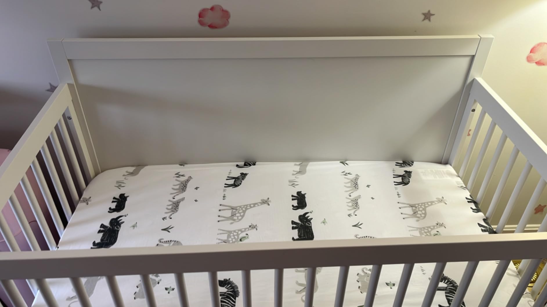 Serta Perfect Slumber Dual Sided Crib and Toddler Mattress - Waterproof - Hypoallergenic - Premium Sustainably Sourced Fiber Core -GREENGUARD Gold Certified (Non-Toxic) -7 Year Warranty - Made in USA customer photo 1