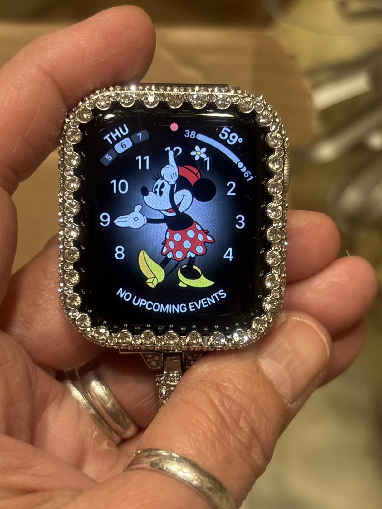 Apple Watch Series 6 (GPS + Cellular, 44mm) - Blue Aluminum Case with Deep Navy Sport Band (Renewed) customer photo 2