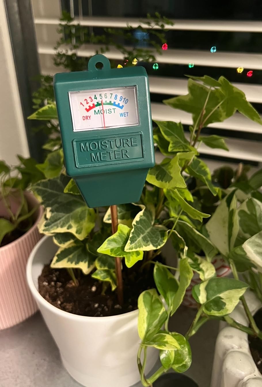 Soil Moisture Meter,Plant Hygrometer Moisture Sensor Plant Water Monitor for Potted Plants,Garden,Farm, Lawn(No Battery Needed) customer photo 1