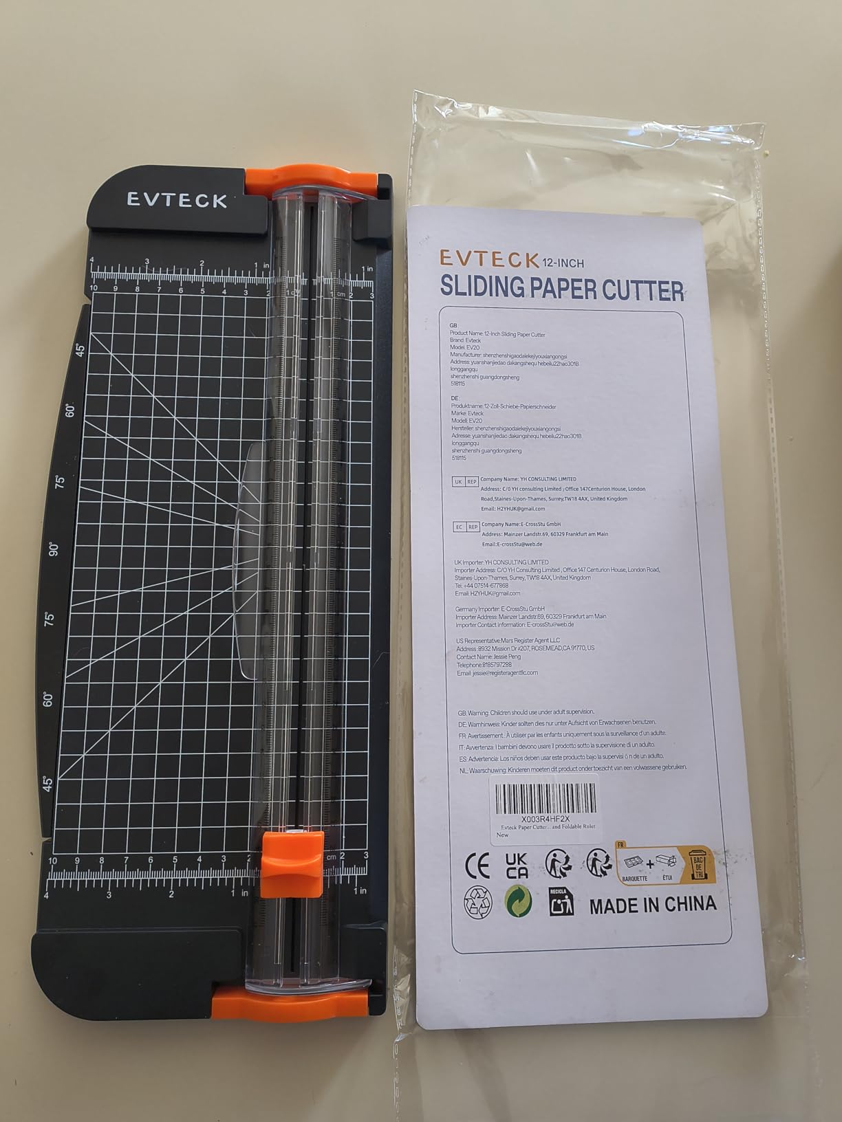 Evteck A4 Paper Cutter Slider Trimmer for Cardstock Photo Vinyl customer photo 1