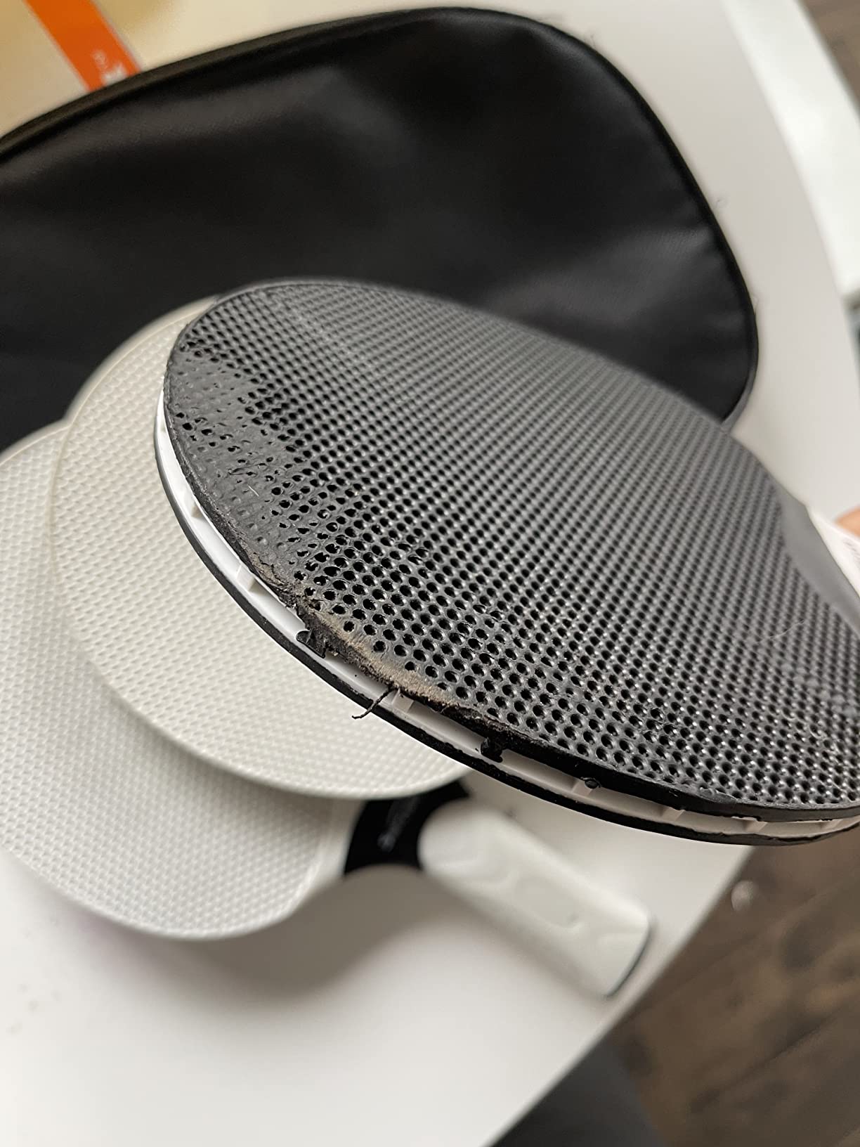 Senston Table Tennis Rackets Set,Professional Ping Pong Paddle Set for 4 Players, Composite Rubber Table Tennis Paddles, Indoor or Outdoor Games. customer photo 1