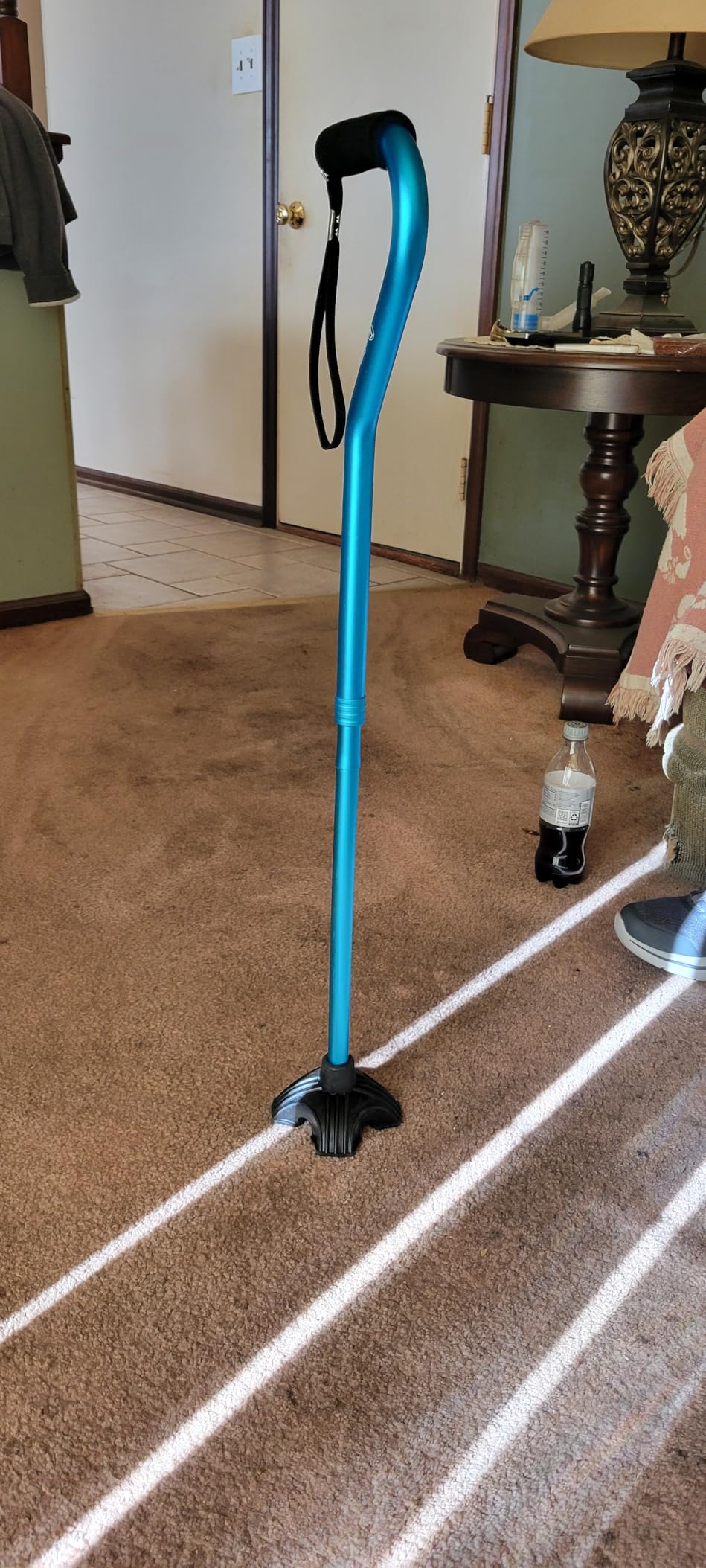 BeneCane Walking Cane Adjustable Cane with Offset Soft Cushioned Handle for Men & Women Lightweight Comfortable Extra Stability Base Mobility Aid for Men Women and Seniors customer photo 2